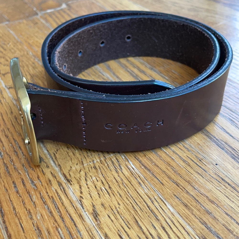 Brown Coach Belt